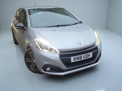 Used Peugeot 208 GT-line 100 HP (73 kW) 2018 Silver Hatchback