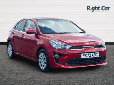 Used Kia Rio 84 HP (61 kW) 2022 Red Hatchback