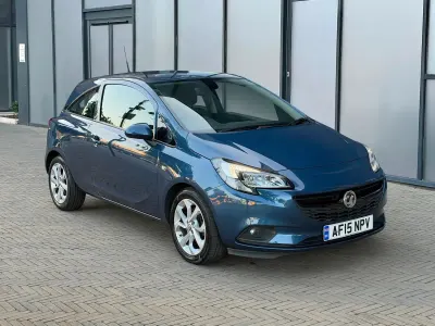 Used Vauxhall Corsa Excite 100 HP (73 kW) 2015 Blue Hatchback