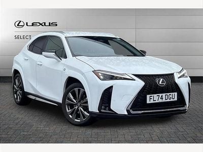 F sport white Used 2024 Lexus UX 300h Sport Line SUV | £30,999 (Good price)