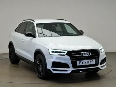 Used Audi Q3 Black Edition 150 HP (110 kW) 2018 White SUV