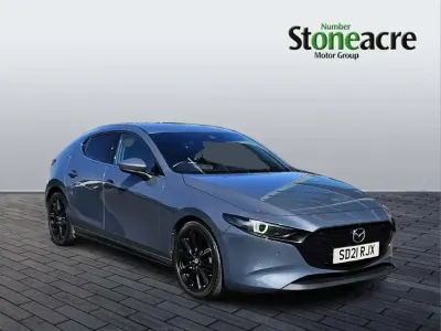 Begagnad Mazda 3 Inclusive 180 HK (132 kW) 2021 Grå Halvkombi