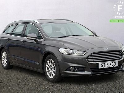 used Ford Mondeo DIESEL ESTATE 2.0 TDCi ECOnetic Zetec 5dr [Quickclear' heated windscreen/heated washer jets, Leather steering wheel]
