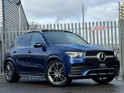 Used Mercedes GLE400 AMG line 2019 Blue Estate