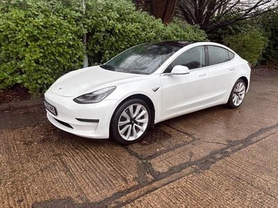 White Used 2020 Tesla Model 3 Long Range AWD Sedan | £11,495 (Expensive)