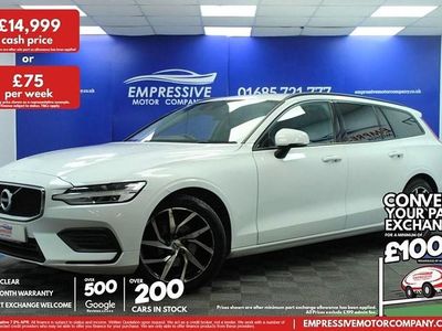 Used Volvo V60 Momentum 150 HP (110 kW) 2019 White Estate