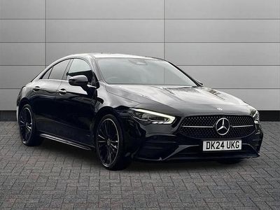 Begagnad Mercedes CLA180 AMG Line Premium Plus 134 HK (98 kW) 2024 Svart Sedan