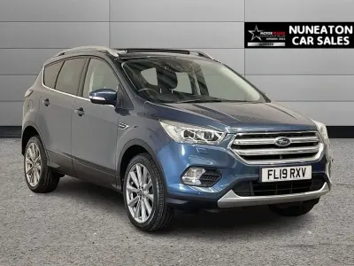 Second-hand Ford Kuga Titanium X 182 CP (133 kW) 2019 Albastru SUV