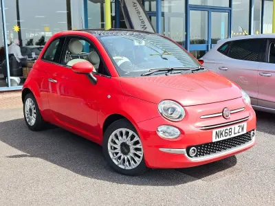 Used Fiat 500 Lounge 69 HP (50 kW) 2018 Pink Hatchback