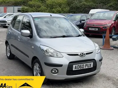Używany Hyundai i10 Comfort 78 KM (57 kW) 2010 Srebrny Hatchback