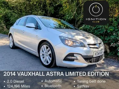 Used Vauxhall Astra 2014 Silver Hatchback
