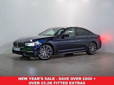 Black Used 2017 BMW 540 M Sport Sedan | £22,910 (Fair price)