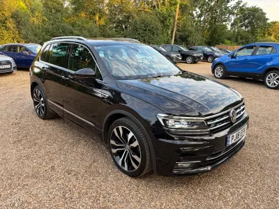 Used VW Tiguan R-line 150 HP (110 kW) 2018 Black SUV