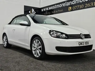 Used VW Golf Cabriolet SE 2013 White Cabriolet