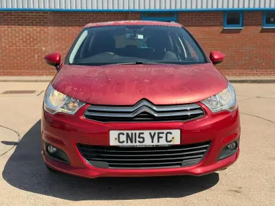 Used Citroën C4 PureTech 2015 Red Hatchback