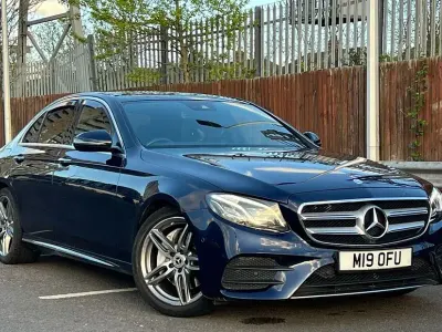 Used Mercedes E220 AMG Line Premium Plus 2016 Blue Sedan