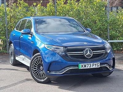 Used Mercedes EQC400 AMG Line Premium 300 kW (408 HP) 2023 Blue SUV