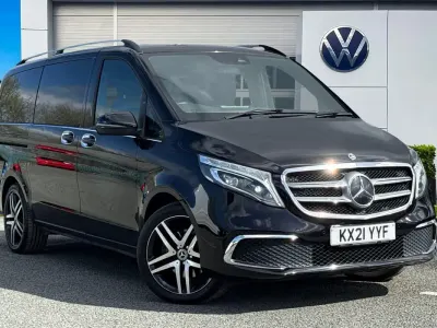 Used Mercedes V220 163 HP (119 kW) 2021 Black MPV