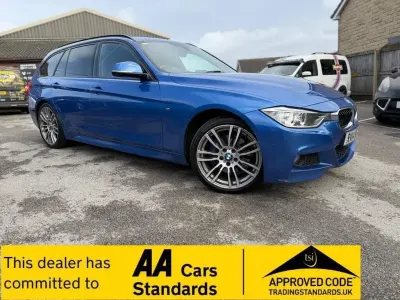 Begagnad BMW 320 M Sport 2014 Blå Kombi