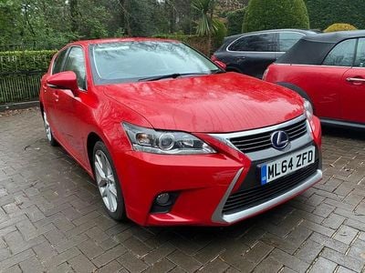 Red Used 2014 Lexus CT200h Hatchback | £9,800 (Fair price)