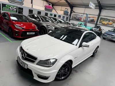 Used Mercedes C63 AMG 2013 White Coupe