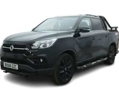 Used SsangYong Musso 181 HP (133 kW) 2018 Black Pickup