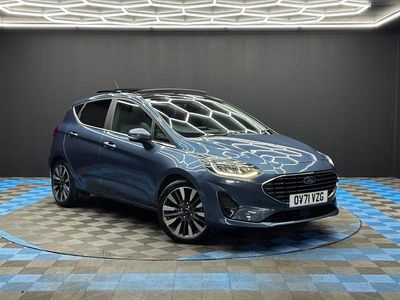 Used Ford Fiesta Titanium 2022 Blue Hatchback