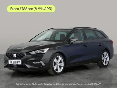 Used Seat Leon FR 130 HP (95 kW) 2021 Black Estate