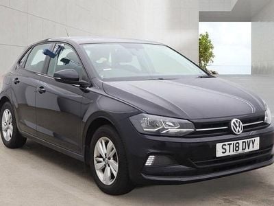 Begagnad VW Polo SE 95 HK (69 kW) 2018 Svart Halvkombi