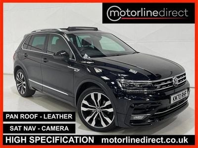 Used VW Tiguan R-line 150 HP (110 kW) 2020 Black SUV