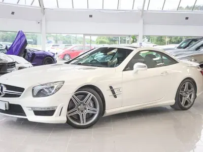 Used Mercedes SL63 AMG AMG 537 HP (394 kW) 2013 White Cabriolet