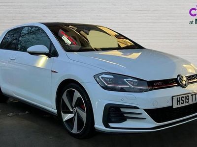 White Used 2019 VW Golf VII GTI Hatchback | £20,490 (Fair price)
