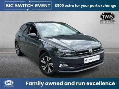 Begagnad VW Polo Match 80 HK (58 kW) 2021 Grå Halvkombi