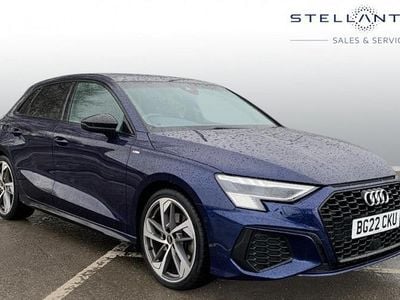 Used Audi A3 Sportback Design 150 HP (110 kW) 2022 Blue Hatchback