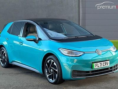 Turquoise Used 2021 VW ID.3 Pro Performance Hatchback | £13,999 (Fair price)