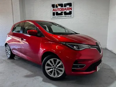Begagnad Renault Zoe Iconic 100 kW (136 HK) 2021 Röd Halvkombi
