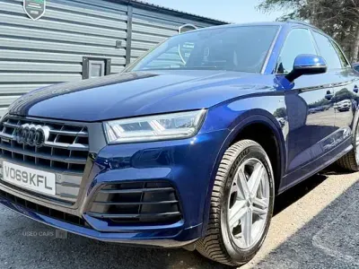 Used Audi Q5 S-Line 190 HP (139 kW) 2019 Blue SUV