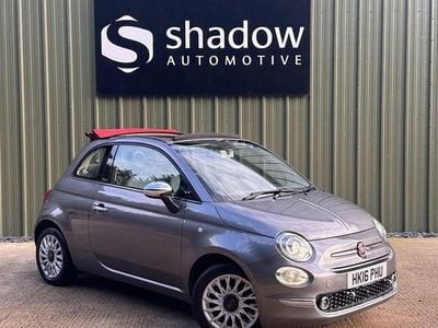 Grey Used 2016 Fiat 500C Lounge Cabriolet | £8,695 (Fair price)