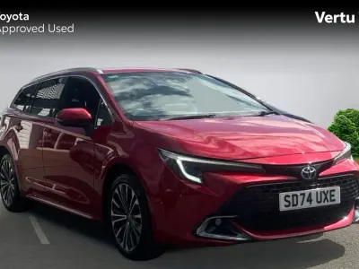Used Toyota Corolla Design 140 HP (102 kW) 2022 Denim blue (metallic paint) Estate