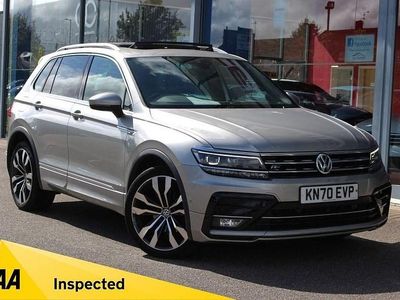 Silver Used 2020 VW Tiguan R-line SUV | £18,795 (Good price)