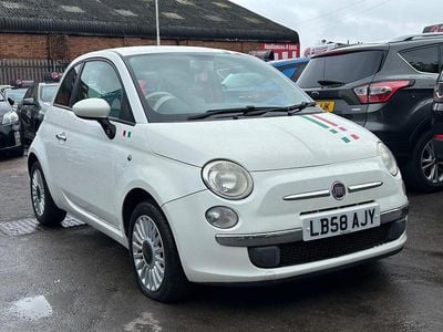 Used Fiat 500 Pop 69 HP (50 kW) 2009 White Cabriolet