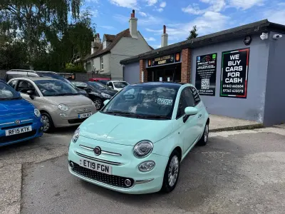 Used Fiat 500 Lounge 69 HP (50 kW) 2019 Green Hatchback