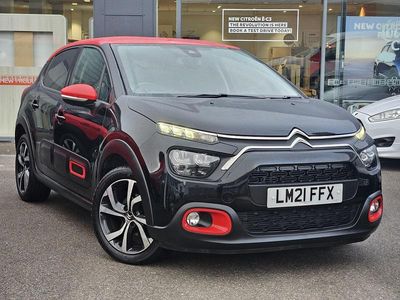 Black Used 2021 Citroën C3 PureTech Hatchback | £7,795 (Fair price)