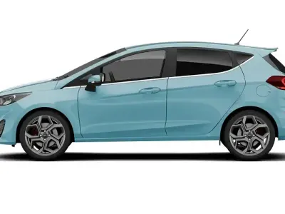 Used Ford Fiesta Zetec 101 HP (74 kW) 2018 Blue Hatchback