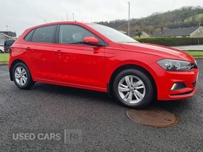 Used VW Polo SE 80 HP (58 kW) 2019 Red Hatchback