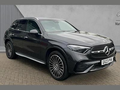 Metallic paint graphite grey Used 2023 Mercedes GLC300e AMG line SUV | £47,480 (Fair price)