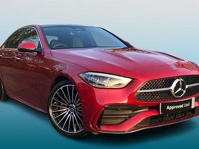 Used Mercedes C220 AMG Line Premium Plus 2025 Red Sedan
