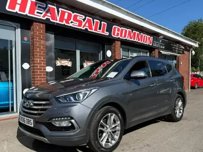 Used Hyundai Santa Fe Premium SE 197 HP (144 kW) 2016 Silver SUV