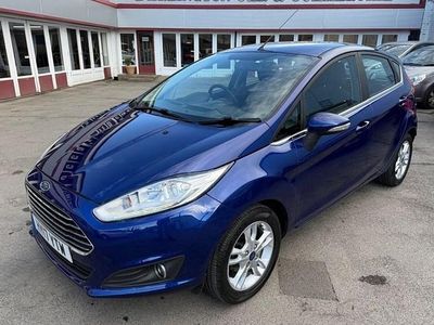 Used Ford Fiesta Zetec 100 HP (73 kW) 2017 Blue Hatchback