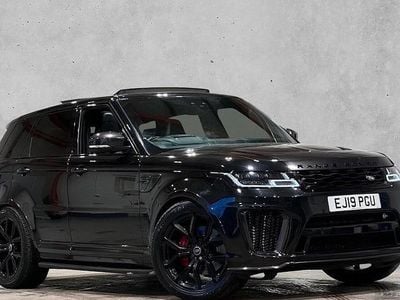 Used Land Rover Range Rover Sport SVR 575 HP (422 kW) 2019 Black/blue SUV